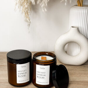 Velvet Sandalwood – Üveges szójagyertya