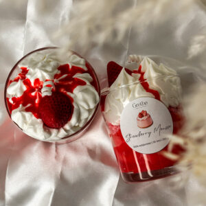Strawberry Mousse-desszertgyertya