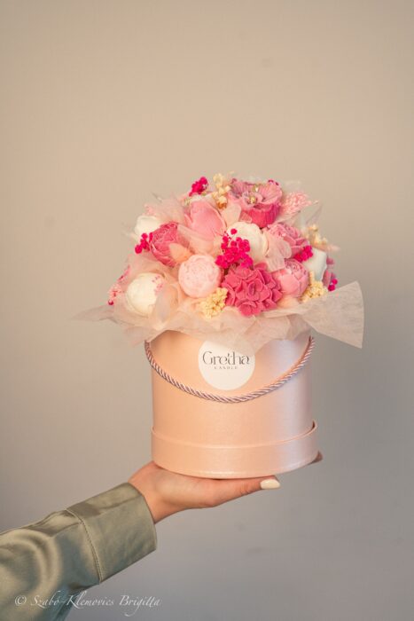 Rosé Bloom rózsaszín virágbox