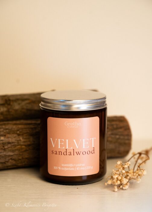 Velvet Sandalwood szantálfa gyertya
