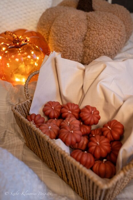 Autumn Pumpkins sütőtök illatú formagyertyák