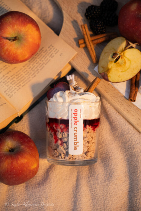 Apple Crumble almás pite desszertgyertya