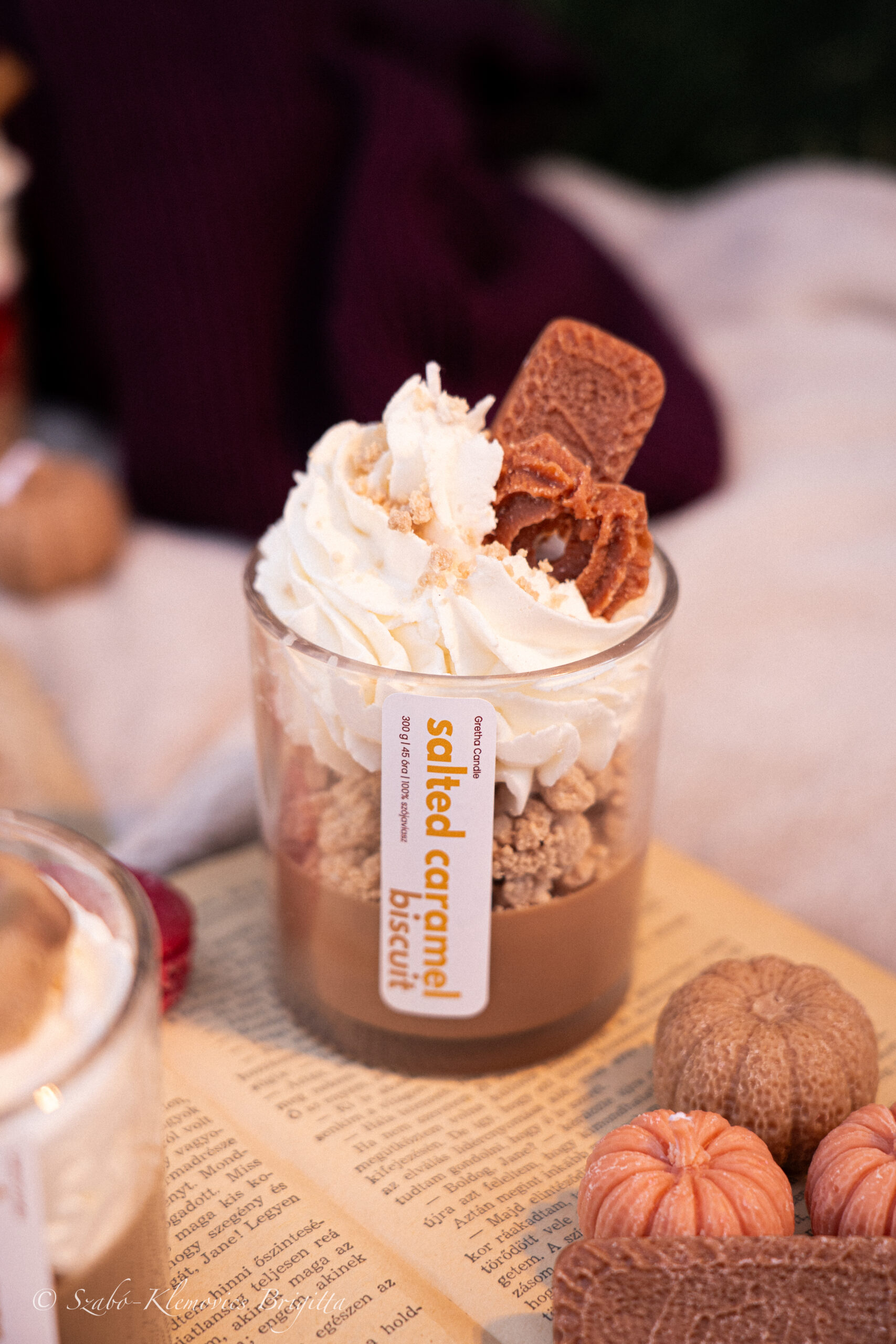 Salted Caramel Biscuit sós karamell gyertya