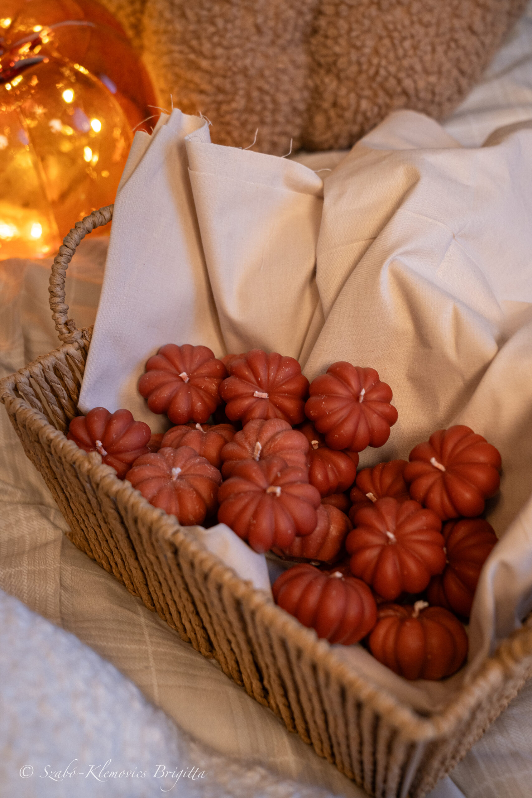 Autumn Pumpkins sütőtök formagyertya