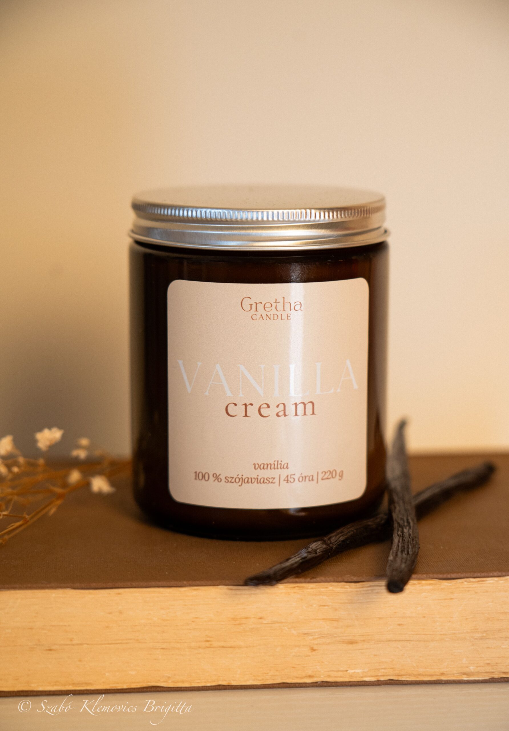 Vanilla Cream illatgyertya